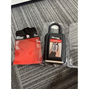 Master Lock Portable Key Lock Box – Push Button Combination Key Safe